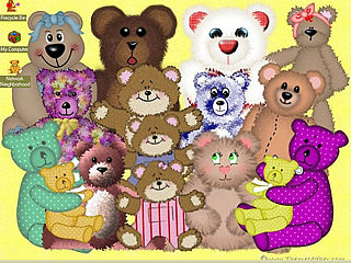 download Teddy Assortment Screensaver