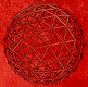 download 3D Geodesic Red Screensaver