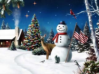 download Free American Snowman Screensaver