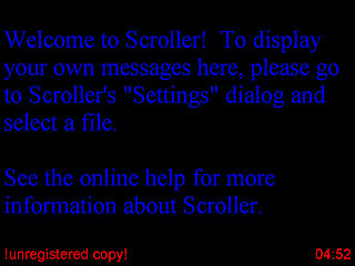 download Scroller v1.0 Screensaver