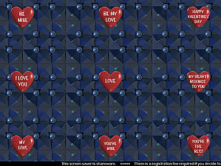 download Valentine (Hearts Of Love v104) Screensaver