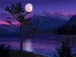 download Moonlight Lake 3D Screensaver v1.1