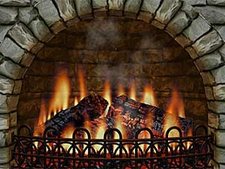 download 3D Realistic Fireplace Screensaver