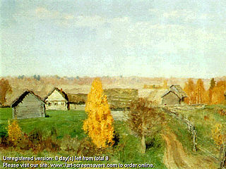 download 7art Levitan's Landscape Screensaver