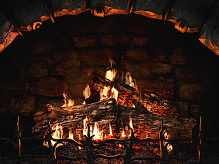 download Fireplace 3D v1.0 Screensaver