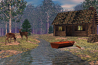 download Woodland Stream v1.0 Screensaver