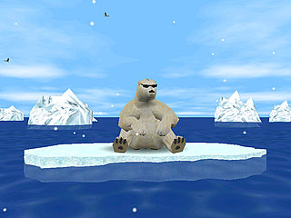 download 3D Artic Bear v1.4 Screensaver