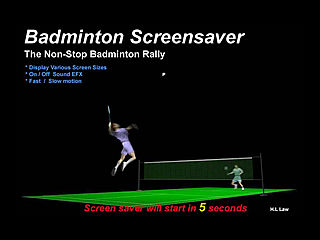 download 3D Badminton Screensaver