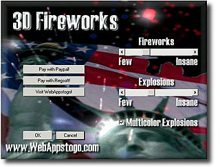 download 3D Fireworks Screensaver
