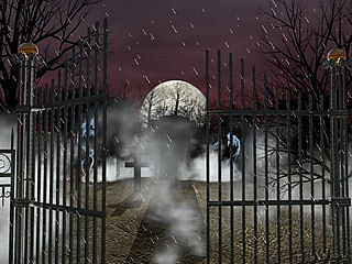 download Halloween (A Graveyard Rain) Screensaver