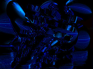 download 3D Midnight Blue Screensaver