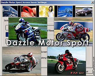 download Dazzle Motor Sport Screensaver