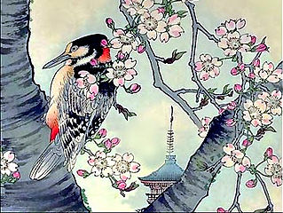 download Antique Japanese Bird Prints Screensaver