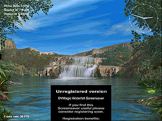 download DVMagic Waterfall 3D Screensaver