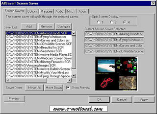 download E-Allsaver v1.00 Screensaver Manager