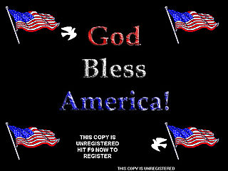 download God Bless America Screensaver