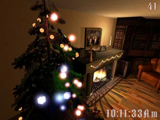 download Christmas Fireplace 3D Screensaver