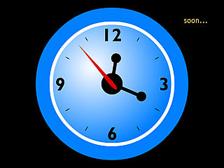 download 7art Soon Clock v1.1 Screensaver