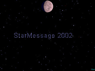 download StarMessage v2003-Night Sky Screensaver