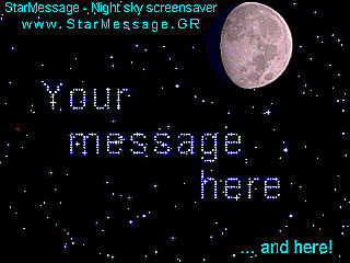 download StarMessage v3.073 Screensaver