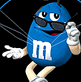 download Blue M&M Clock Screensaver