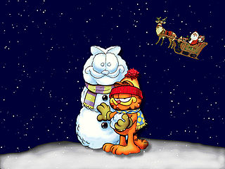 download Christmas (A Garfield's Snowman) Screensaver