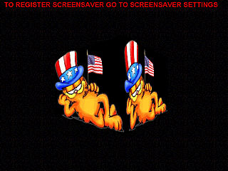 download Patriotic Garfield Screensaver