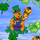 download Pooh In Green Screensaver