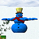 download Snowman Skating Screensaver