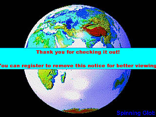 download Spinning Globe v2.0 Screensaver